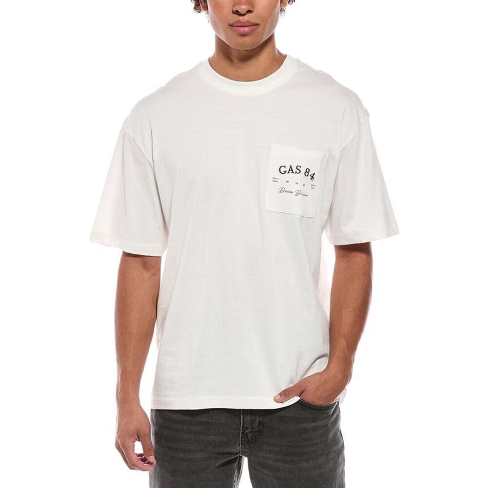 Gas Mens  T-Shirt, White
